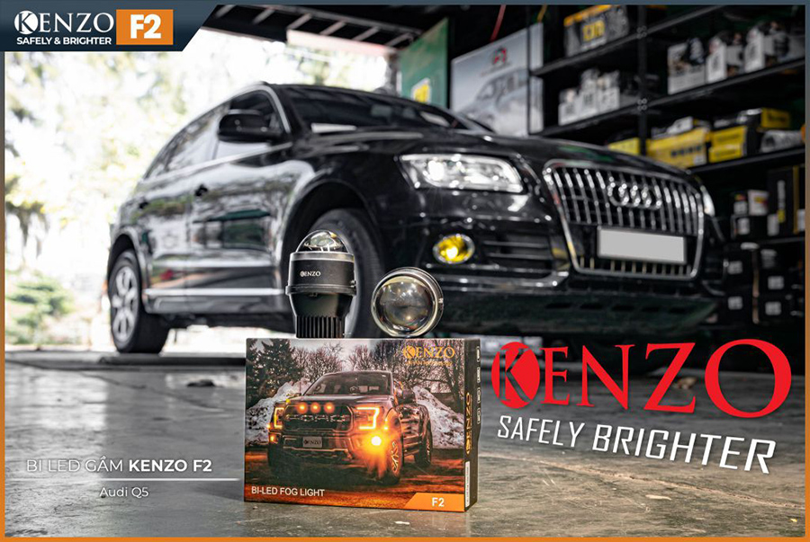 Audi Q5 độ Bi Led Gầm Kenzo F2