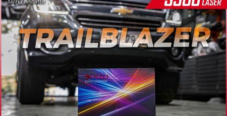 Chevrolet TrailBlazer nâng cấp ánh sáng với Bi Led Laser Kenzo S900