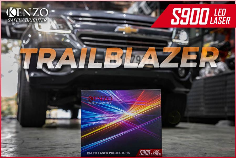 Chevrolet TrailBlazer nâng cấp ánh sáng với Bi Led Laser Kenzo S900