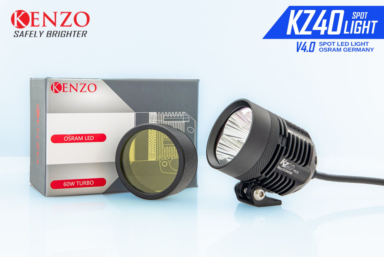 Kenzo KZ40 V4.0 | Ông Vua trợ sáng - Chip LED OSRAM Germany