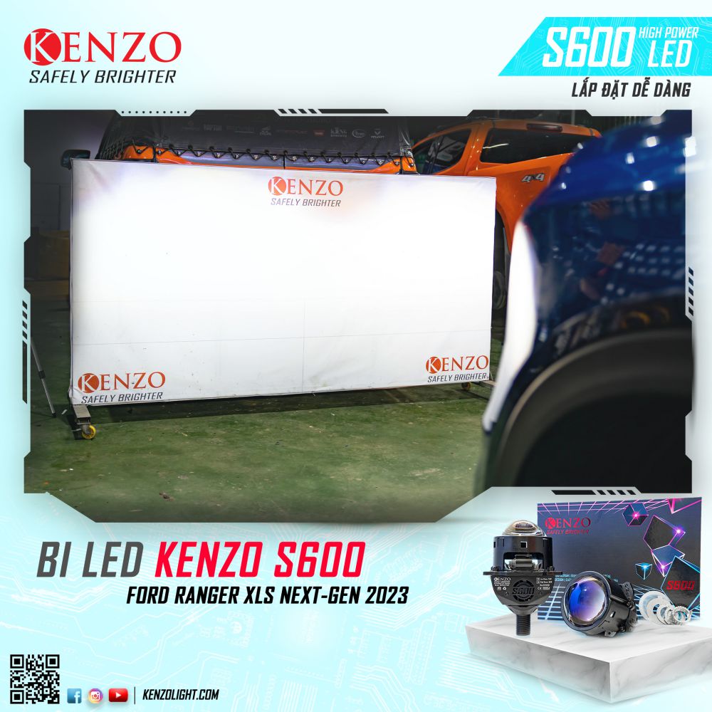 Ánh sáng Pha của Bi Led kenzo S600