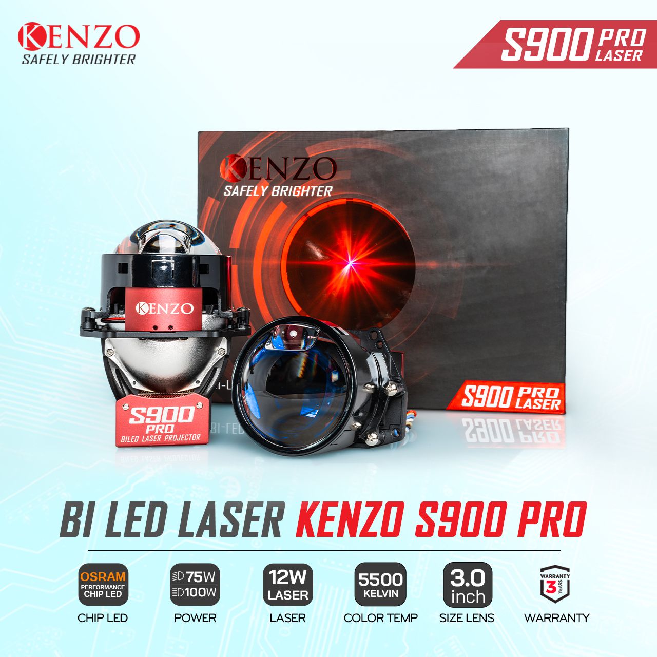 Bi LED LASER S900 PRO