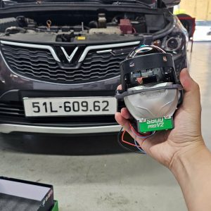 Nâng cấp ánh sáng cho xe Vinfas Fadil với sản phẩm Bi Led Kenzo S600 Pro tại Nova4x4 chi nhánh TP. HCM