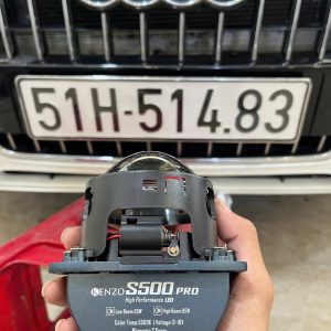 Nâng cấp ánh sáng cho xe Audi Q7 với sản phẩm Bi Led Kenzo S500 Pro tại Ô TÔ HOÀNG KIM