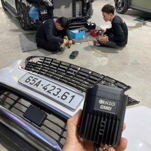 Nâng cấp ánh sáng cho xe Kia Carnival với sản phẩm Bi cầu trợ sáng Kenzo CX80 tại Project Auto