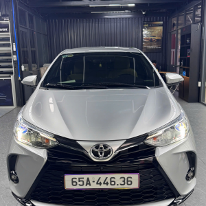 Nâng cấp ánh sáng cho xe Toyota Yaris với sản phẩm Bi led Kenzo S900 Pro Laser tại Trung tâm dịch vụ ô tô Cần Thơ MSM