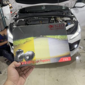 Nâng cấp ánh sáng cho xe MG5 với sản phẩm Bi led gầm Kenzo F45 – size 3.0″ – 3 nhiệt màu tại Út Đạt Auto Detailing