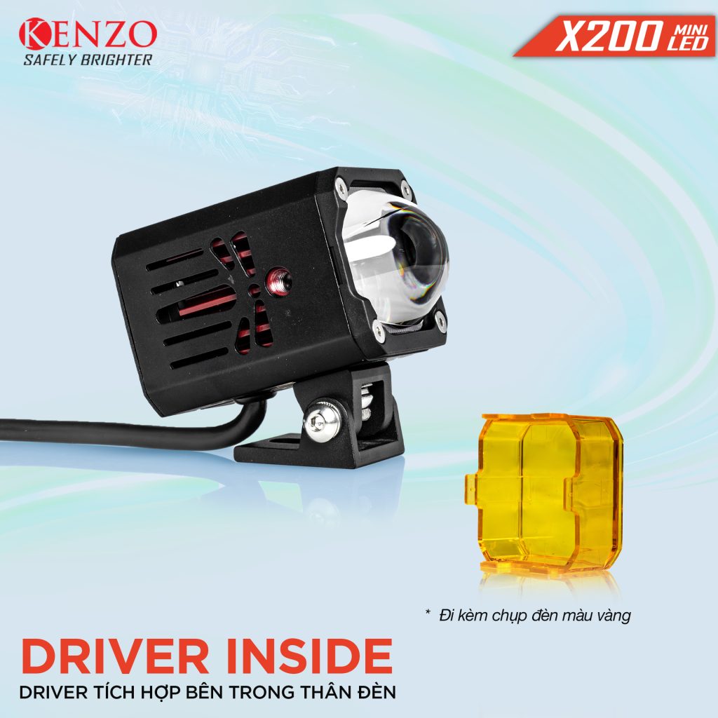 Đèn trợ sáng Kenzo X200