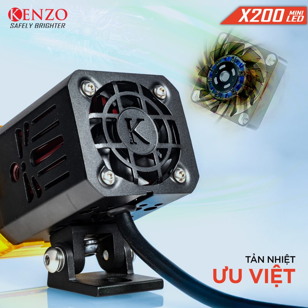 Đèn trợ sáng Kenzo X200