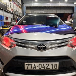 Nâng cấp ánh sáng cho xe Toyota vios  với sản phẩm Bi Led Kenzo S500 Pro tại Lê Tuấn Auto Spa