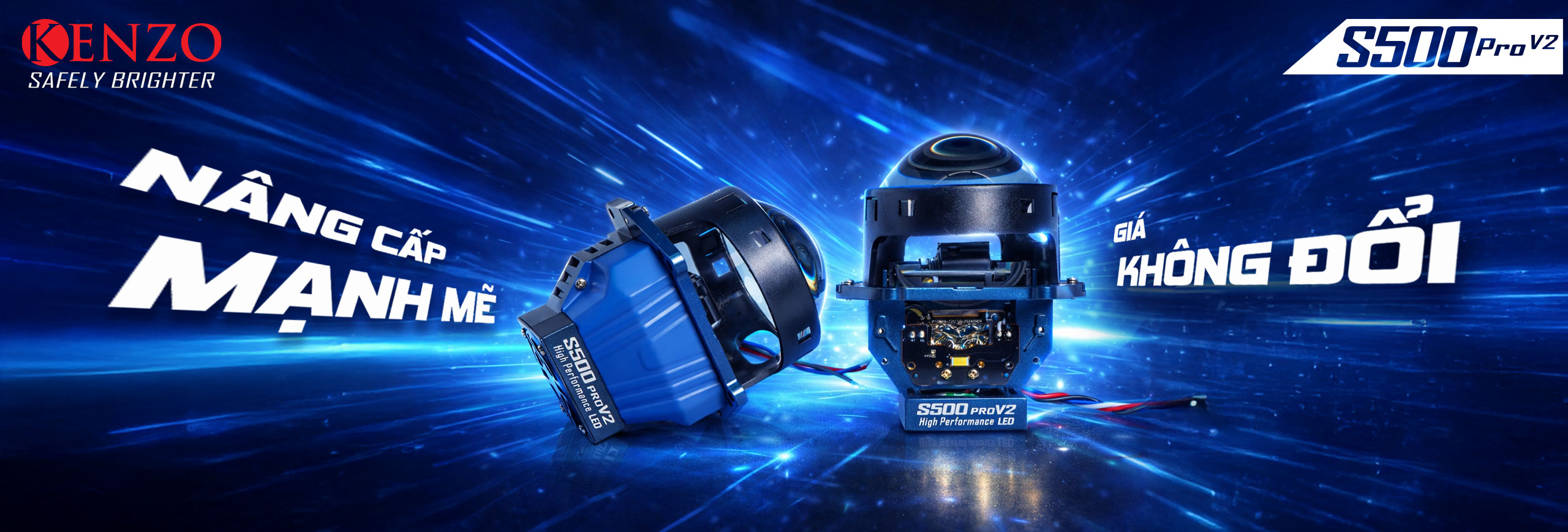 Bi Led hiệu suất cao Kenzo S500 Pro V2
