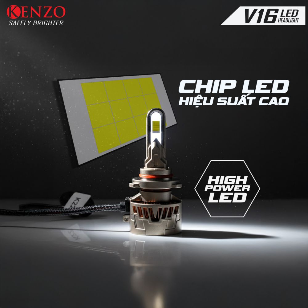 v16-tech-highpower bóng đèn LED Kenzo V16