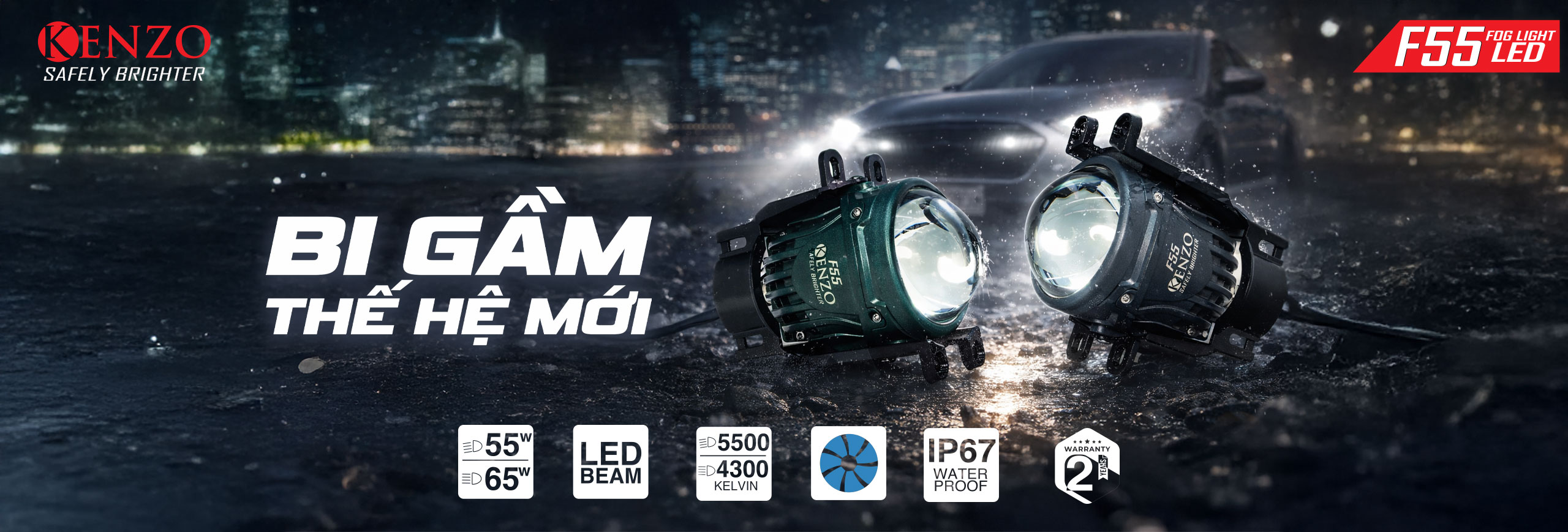 Bi gầm thế hệ mới Kenzo F55