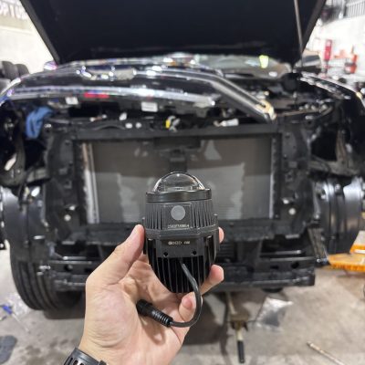 Nâng cấp ánh sáng cho xe Ford ranger Everest với sản phẩm Bi Led gầm Kenzo F35 – Size 2″ – 3 nhiệt màu tại Project Auto