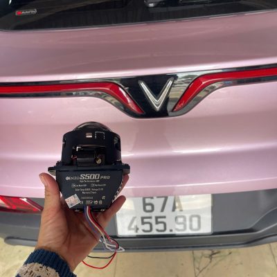 Nâng cấp ánh sáng cho xe VinFast VF5 với sản phẩm Bi Led Kenzo S500 Pro tại Project Auto
