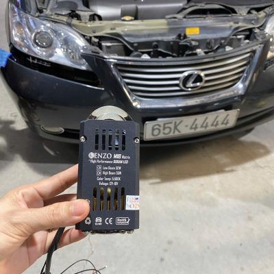 Nâng cấp ánh sáng cho xe Lexus  với sản phẩm Kenzo M18 Laser Matrix tại Project Auto