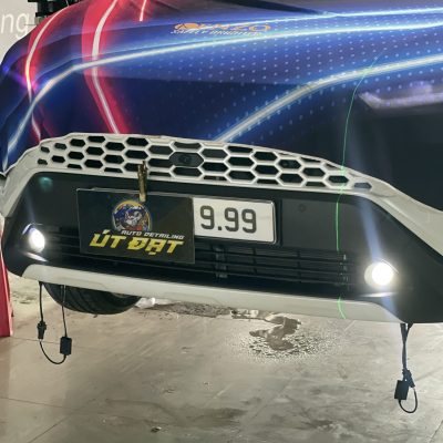 Nâng cấp ánh sáng cho xe Toyota cross với sản phẩm Bi Led gầm Kenzo F35 – Size 2″ – 3 nhiệt màu tại Út Đạt Auto Detailing