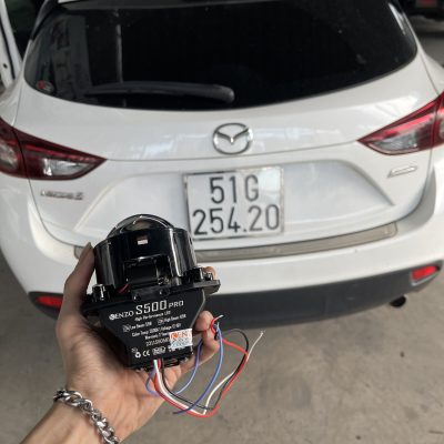 Nâng cấp ánh sáng cho xe mazda3 với sản phẩm Bi Led Kenzo S500 Pro tại Bcar Auto