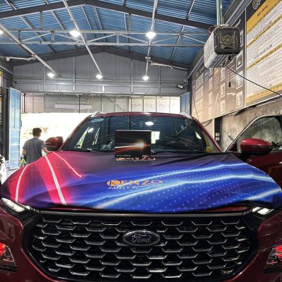 Nâng cấp ánh sáng cho xe Ford  Territory  với sản phẩm Bi led Kenzo S700 Pro tại Lê Tuấn Auto Spa